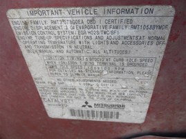 1994 MITSUBISHI MIGHTY MAX PICK UP RED 3.0 MT 4WD 203945